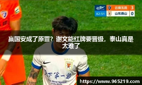赢国安成了原罪？谢文能红牌要晋级，泰山真是太难了